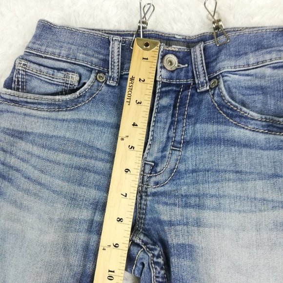 BKE Mens Jeans Alec Straight Leg‎ Blue Denim Stone Wash Whiskering 28 - Picture 9 of 14